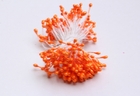Тычинки для цветов , двусторонняя оранжевая 3мм, 10 шт